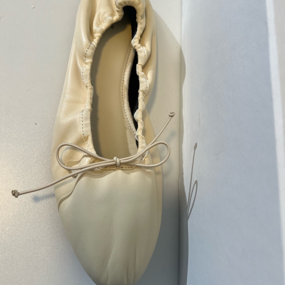 The Row award ballerina Flats toile smooth nappa - Picture 6 of 8